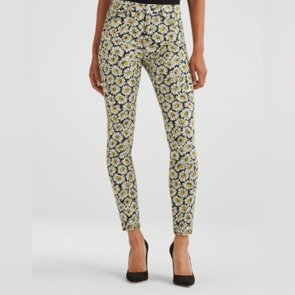 7 For All Mankind Lazy Daisy floral print denim jeans